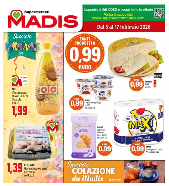 Volantino Madis a Poggio Mirteto | Dal 5 al 17 febbraio 2026 | 2026-02-05T00:00:00.000Z - 2026-02-17T00:00:00.000Z