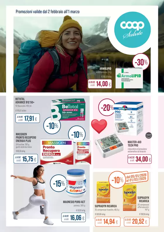 Volantino Coop a Valledoria | Coop Salute | 2026-02-02T00:00:00.000Z - 2026-03-01T00:00:00.000Z