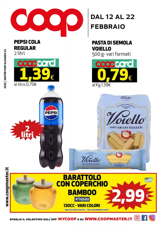 Volantino Coop | dal 12 al 22 febbraio | 2026-02-12T00:00:00.000Z - 2026-02-22T00:00:00.000Z