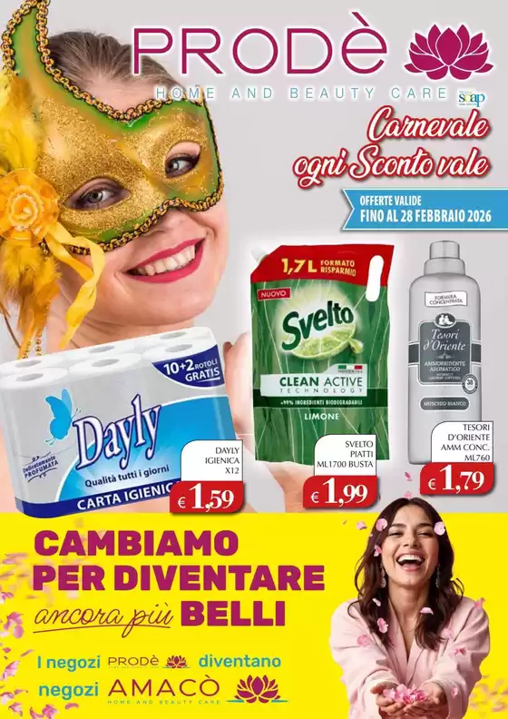Volantino Negozi Prode a Misterbianco | Carnevale ogni Sconto vale | 2026-02-16T00:00:00.000Z - 2026-02-28T00:00:00.000Z