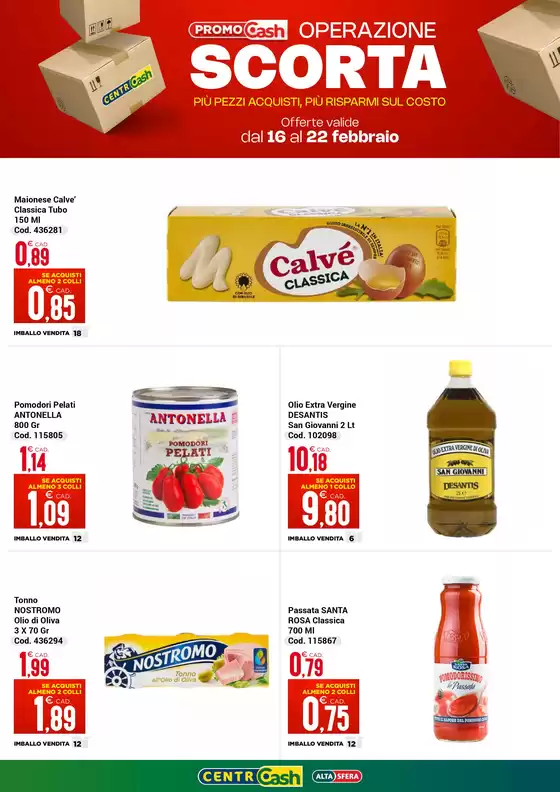 Volantino Centro Cash a Aci Catena | Operazione scorta | 2026-02-16T00:00:00.000Z - 2026-02-22T00:00:00.000Z