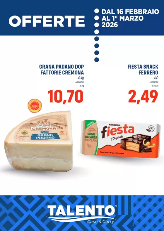 Volantino Talento a Aci Catena | Offerte | 2026-02-16T00:00:00.000Z - 2026-03-01T00:00:00.000Z