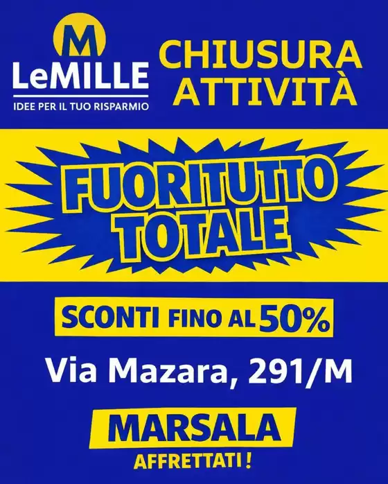 Volantino Le Mille a Ciampino | Sconti fino al 50% | 2026-02-17T00:00:00.000Z - 2026-03-03T00:00:00.000Z