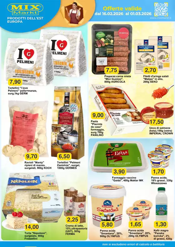 Volantino Mix Markt a Refrancore | Prodotti Dell'Est Europa | 2026-02-17T00:00:00.000Z - 2026-03-01T00:00:00.000Z