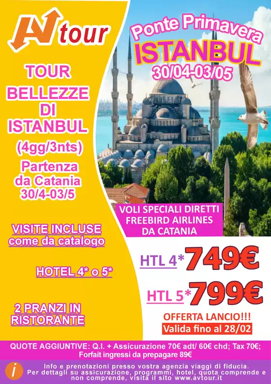 Volantino Av Tour a Busca | Ponte primaverta | 2026-02-18T00:00:00.000Z - 2026-02-28T00:00:00.000Z