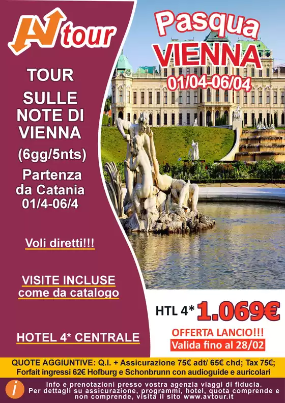Volantino Av Tour a Busca | PASQUA VIENNA | 2026-02-18T00:00:00.000Z - 2026-02-28T00:00:00.000Z