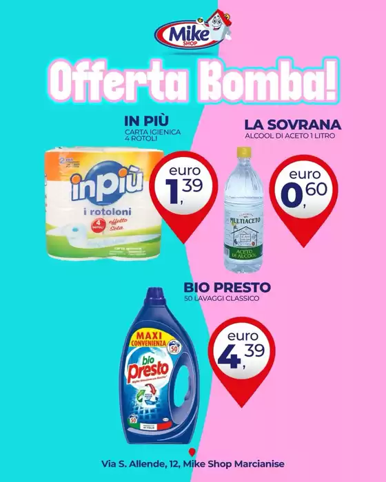 Volantino Mike Shop a Sandrigo | Offerta Bomba! | 2026-02-18T00:00:00.000Z - 2026-02-22T00:00:00.000Z