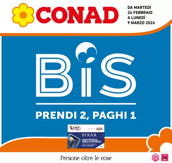 Volantino Conad a Verona | Prendi 2, Paghi 1 | 2026-02-24T00:00:00.000Z - 2026-03-09T00:00:00.000Z