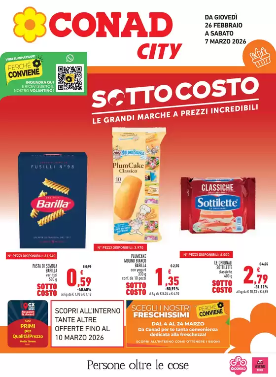 Volantino Conad City | Sottocosto | 2026-02-26T00:00:00.000Z - 2026-03-10T00:00:00.000Z