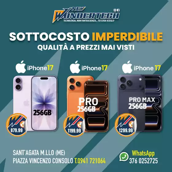 Volantino New Wondertech a Roma | Promozioni speciali in corso | 2026-02-19T00:00:00.000Z - 2026-02-25T00:00:00.000Z