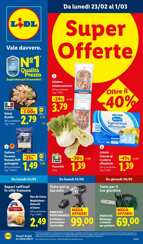 Volantino Lidl | Super Offerte | 2026-02-23T00:00:00.000Z - 2026-03-01T00:00:00.000Z