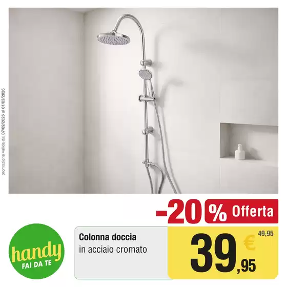 Volantino Handy fai da te a Corsico | -20% offerta | 2026-02-07T00:00:00.000Z - 2026-03-01T00:00:00.000Z