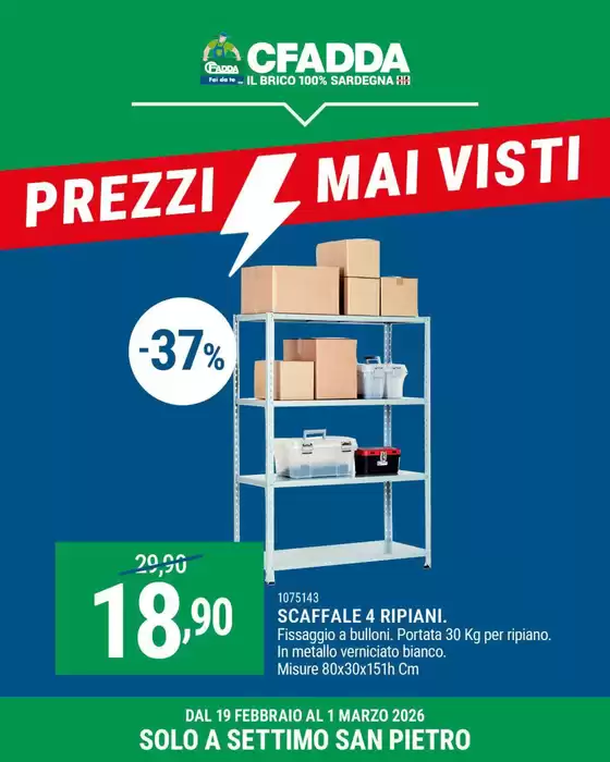 Volantino CFadda a Corsico | Prezzi mai visti | 2026-02-23T00:00:00.000Z - 2026-03-01T00:00:00.000Z