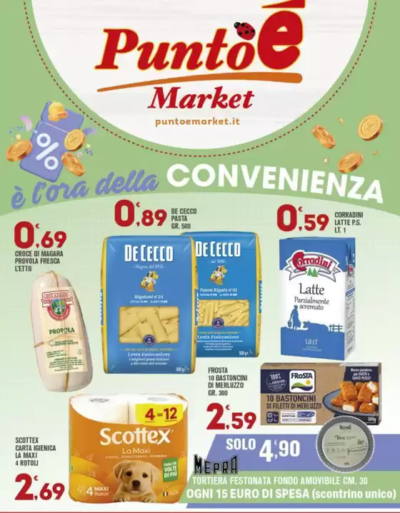 Volantino Punto è Market a Trieste | E l'ora della convenienza | 2026-02-01T00:00:00.000Z - 2026-02-28T00:00:00.000Z
