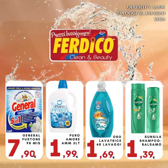 Volantino Ferdico a Carate Brianza | Offerte esclusive per i nostri clienti | 2026-02-04T00:00:00.000Z - 2026-03-04T00:00:00.000Z