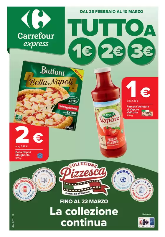 Volantino Carrefour Express a Roma | Tutto a 1 2 e 3 euro | 2026-02-26T00:00:00.000Z - 2026-03-22T00:00:00.000Z