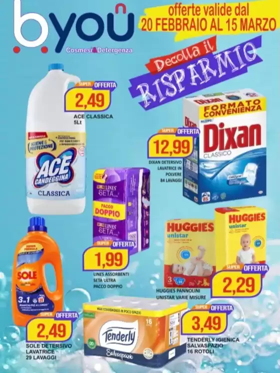 Volantino BYou a Trezzo sull'Adda | Decolla il Risparmio  | 2026-02-24T00:00:00.000Z - 2026-03-15T00:00:00.000Z