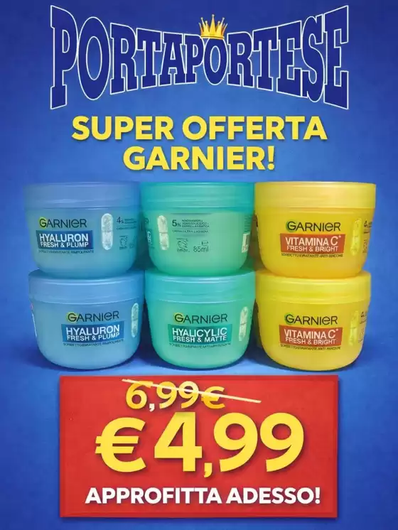 Volantino Mercato Porta Portese a Massafra | Super offerta garnier! | 2026-02-25T00:00:00.000Z - 2026-02-28T00:00:00.000Z