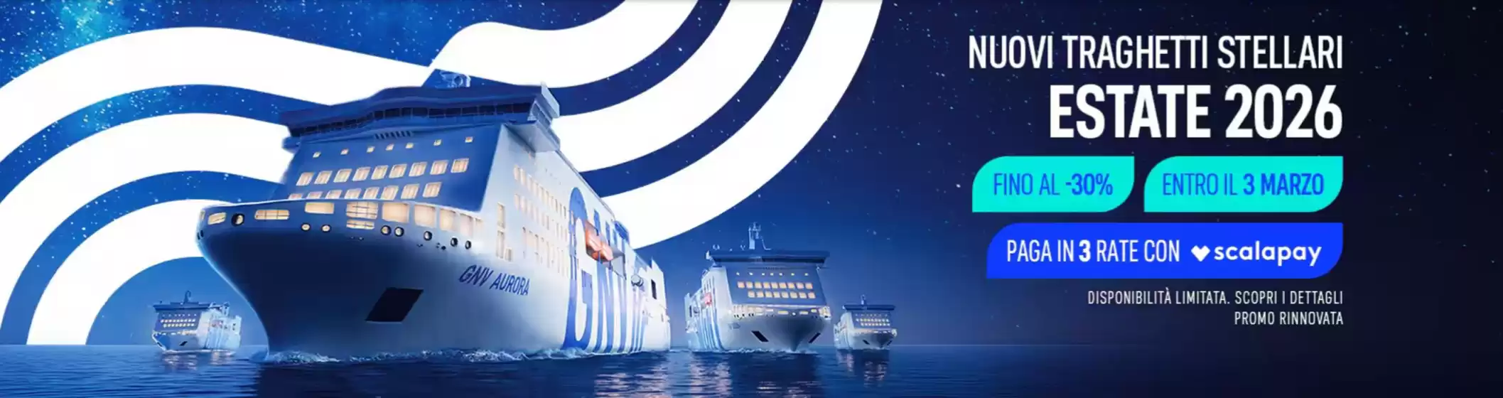 Volantino GNV | Fino al -30% | 2026-02-25T00:00:00.000Z - 2026-03-03T00:00:00.000Z