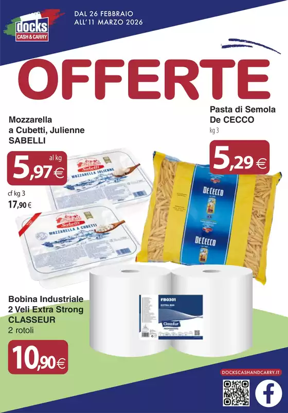 Volantino Docks Cash&Carry | Offerte | 2026-02-26T00:00:00.000Z - 2026-03-11T00:00:00.000Z