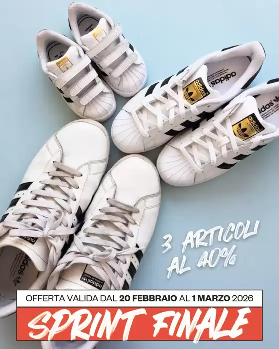 Volantino Sportland | 3 articoli al 40% | 2026-02-20T00:00:00.000Z - 2026-03-01T00:00:00.000Z