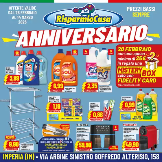 Volantino Risparmio Casa a Polignano a Mare | Anniversario | 2026-02-26T00:00:00.000Z - 2026-03-14T00:00:00.000Z