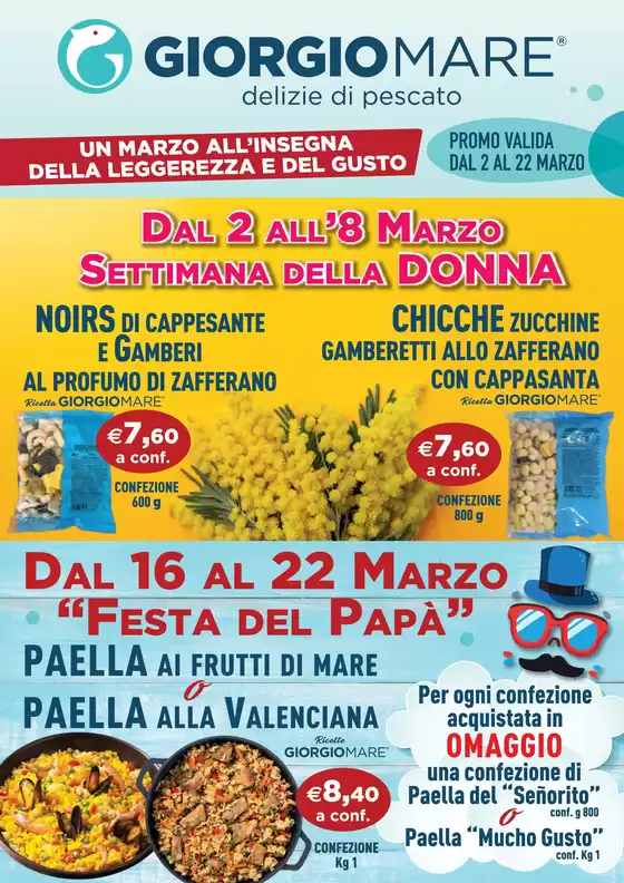 Volantino Giorgio Mare | Festa del papa | 2026-03-02T00:00:00.000Z - 2026-03-22T00:00:00.000Z