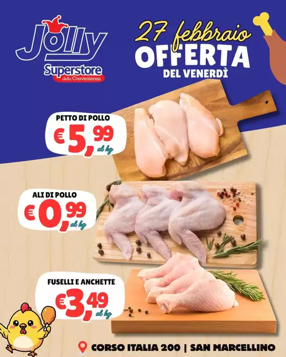 Volantino Jolly Market | Offerta | 2026-02-27T00:00:00.000Z - 2026-02-27T00:00:00.000Z