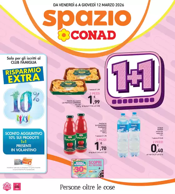 Volantino Spazio Conad a Fermo | 1+1  | 2026-03-06T00:00:00.000Z - 2026-03-12T00:00:00.000Z