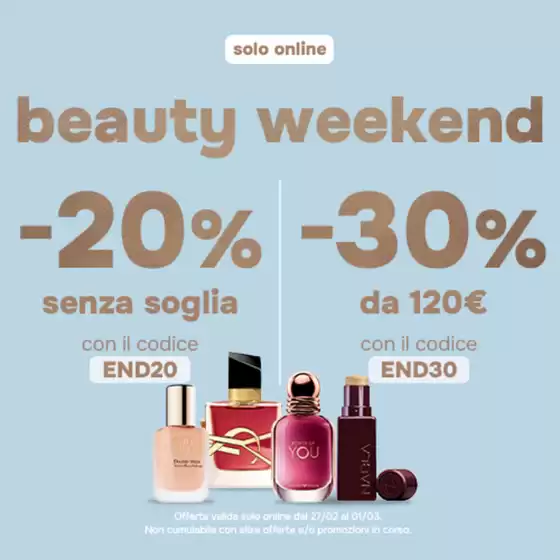 Volantino Beauty Star a Maddaloni | Beauty weekend | 2026-02-27T00:00:00.000Z - 2026-03-01T00:00:00.000Z