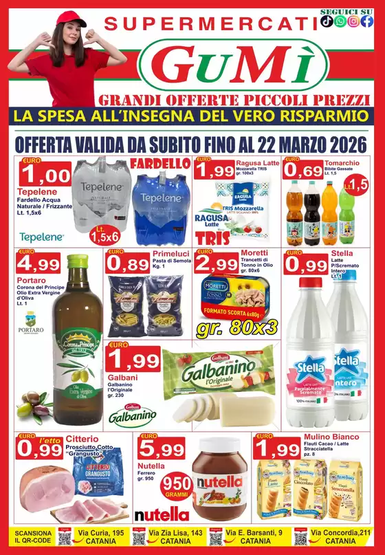 Volantino GuMì Supermercati | Grandi offerte piccoli prezzi | 2026-02-27T00:00:00.000Z - 2026-03-22T00:00:00.000Z