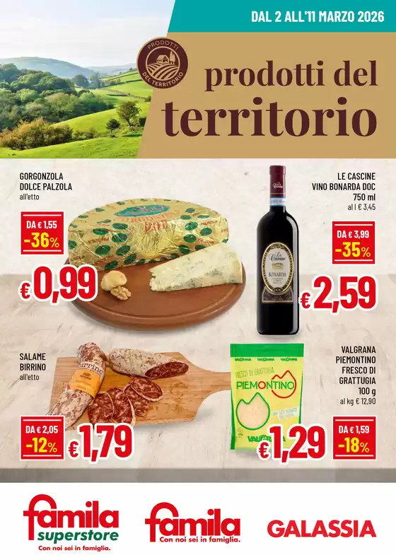 Volantino Galassia | Prodotti del territorio | 2026-03-02T00:00:00.000Z - 2026-03-11T00:00:00.000Z