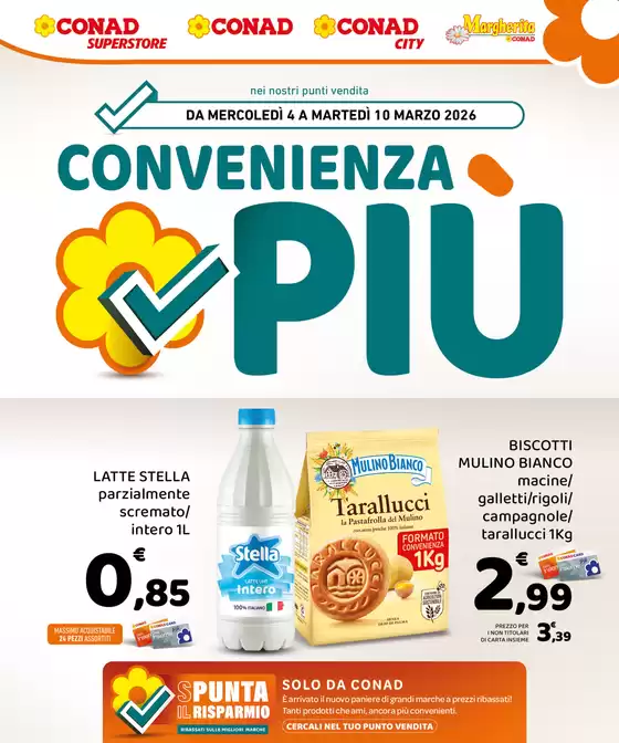 Volantino Margherita Conad a Zollino | Convenienza Più | 2026-03-04T00:00:00.000Z - 2026-03-10T00:00:00.000Z