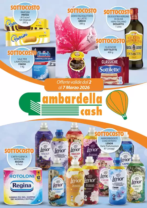 Volantino Gambardella Cash | Sottocosto | 2026-03-02T00:00:00.000Z - 2026-03-07T00:00:00.000Z
