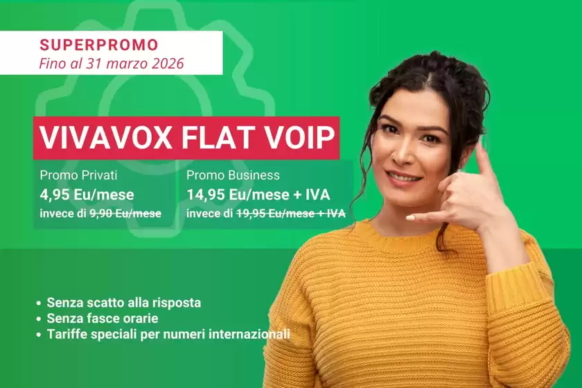 Volantino Ehiweb | Vivavox flat voip | 2026-03-02T00:00:00.000Z - 2026-03-31T00:00:00.000Z