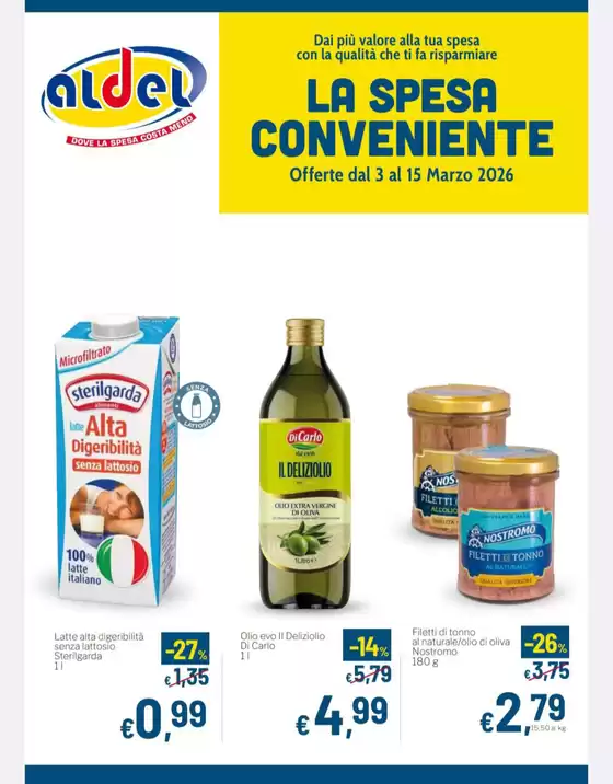 Volantino Aldel Discount a Rende | La spesa conveniente | 2026-03-03T00:00:00.000Z - 2026-03-15T00:00:00.000Z