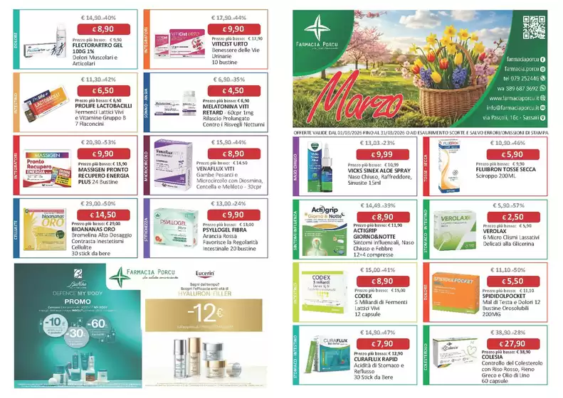 Volantino Farmacia Porcu | Marzo | 2026-03-03T00:00:00.000Z - 2026-03-31T00:00:00.000Z