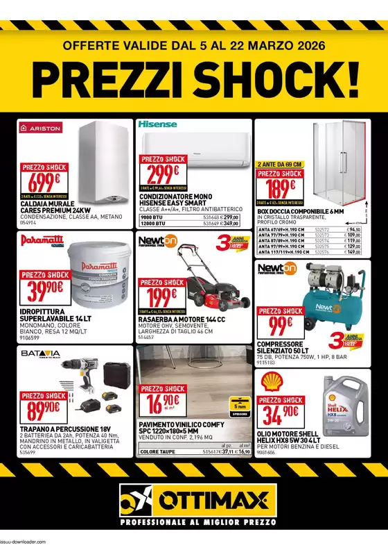 Volantino Ottimax | Prezzi shock | 2026-03-05T00:00:00.000Z - 2026-03-22T00:00:00.000Z