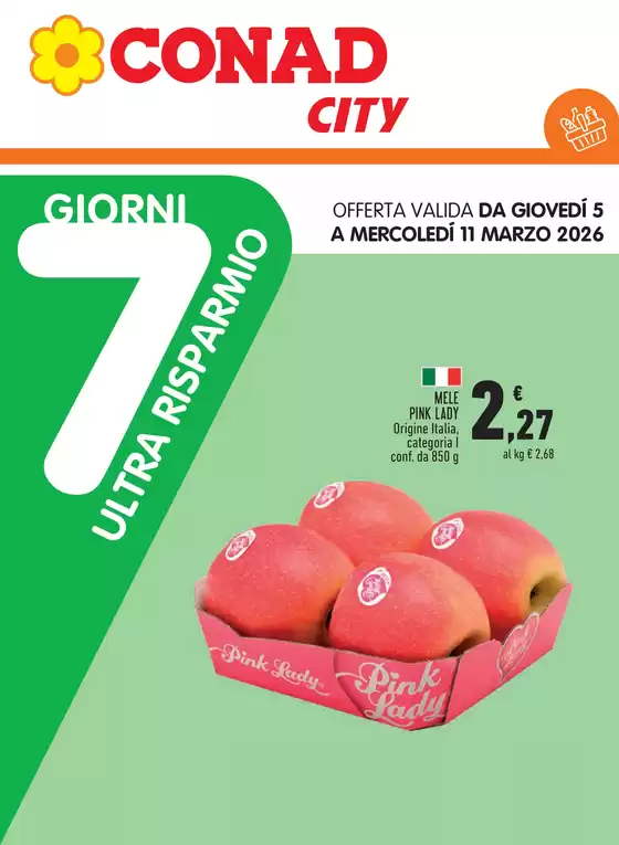 Volantino Conad City | 7 giorni di ultra risparmio | 2026-03-05T00:00:00.000Z - 2026-03-11T00:00:00.000Z