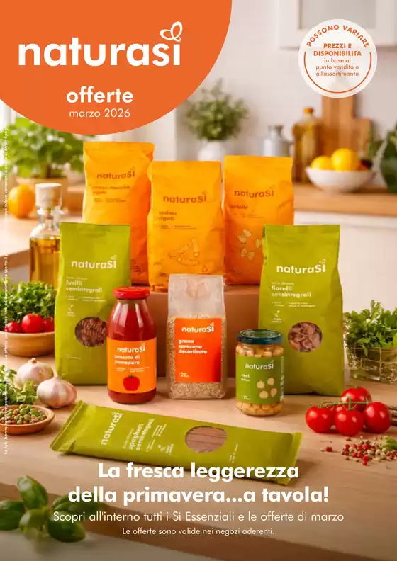 Volantino NaturaSì | Marzo 2026 | 2026-03-01T00:00:00.000Z - 2026-03-31T00:00:00.000Z