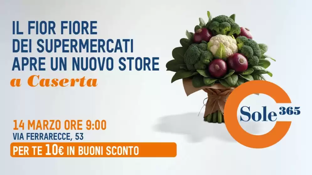 Volantino Sole 365 | Nuova apertura | 2026-03-14T00:00:00.000Z - 2026-03-14T00:00:00.000Z