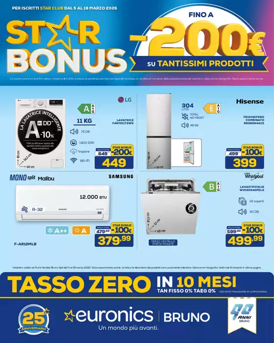 Volantino Euronics | StarBonus | 2026-03-05T00:00:00.000Z - 2026-03-18T00:00:00.000Z