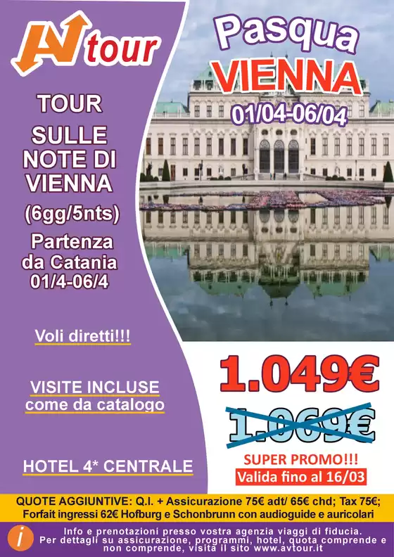 Volantino Av Tour | SUPERPROMO TOUR SULLE NOTE DI VIENNA | 2026-03-05T00:00:00.000Z - 2026-03-16T00:00:00.000Z