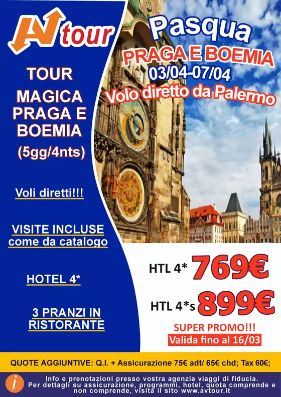 Volantino Av Tour | SUPERPROMO TOUR MAGICA PRAGA | 2026-04-03T00:00:00.000Z - 2026-04-07T00:00:00.000Z