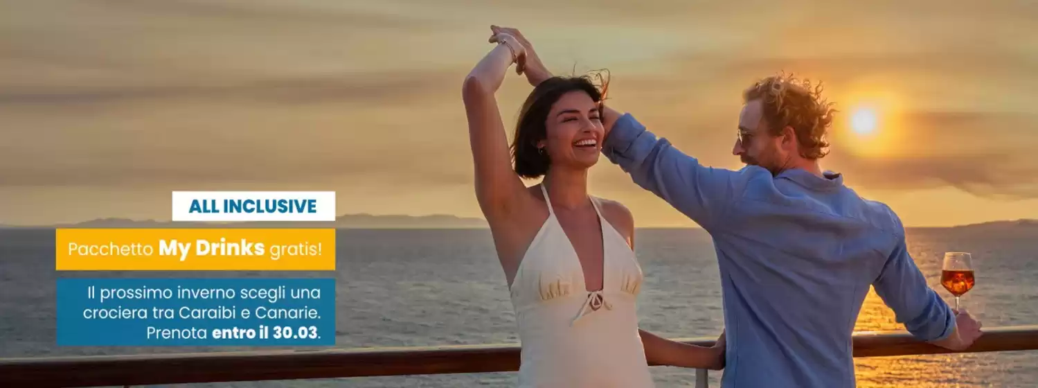 Volantino Costa Crociere | All inclusive | 2026-03-05T00:00:00.000Z - 2026-03-30T00:00:00.000Z