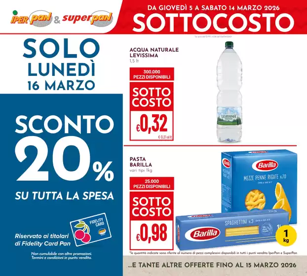 Volantino Superpan | Sottocosto | 2026-03-05T00:00:00.000Z - 2026-03-15T00:00:00.000Z