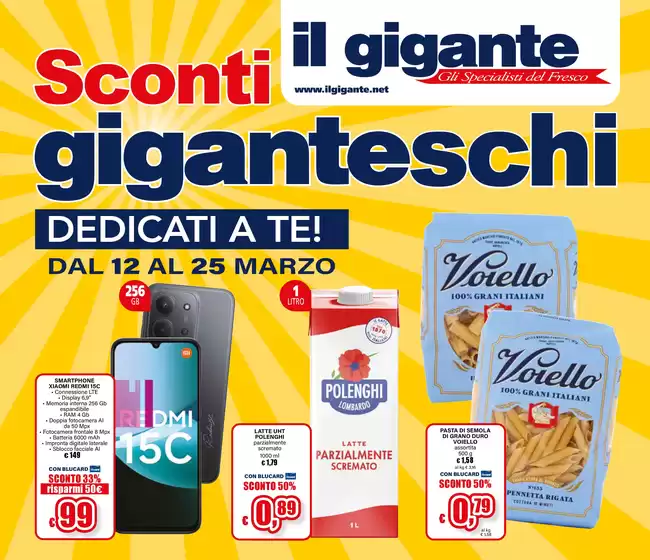 Volantino Il Gigante a Lavarone | Sconti giganteschi | 2026-03-12T00:00:00.000Z - 2026-03-25T00:00:00.000Z