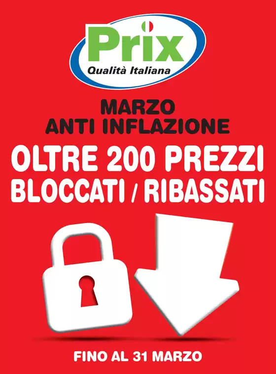 Volantino Prix a Crispiano | Marzo anti inflazione | 2026-03-01T00:00:00.000Z - 2026-03-31T00:00:00.000Z