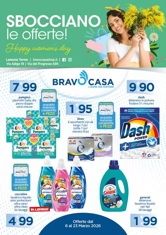 Volantino Bravo Casa a Trieste | Hoppy wamen's day | 2026-03-06T00:00:00.000Z - 2026-03-23T00:00:00.000Z