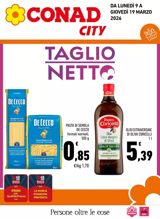 Volantino Conad City a Varzo | TAGLIO NETTO | 2026-03-09T00:00:00.000Z - 2026-03-19T00:00:00.000Z